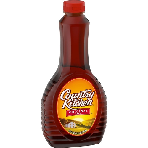 Country Kitchen Regular Syrup Bottle, 24 Ounce, 12 Per Case